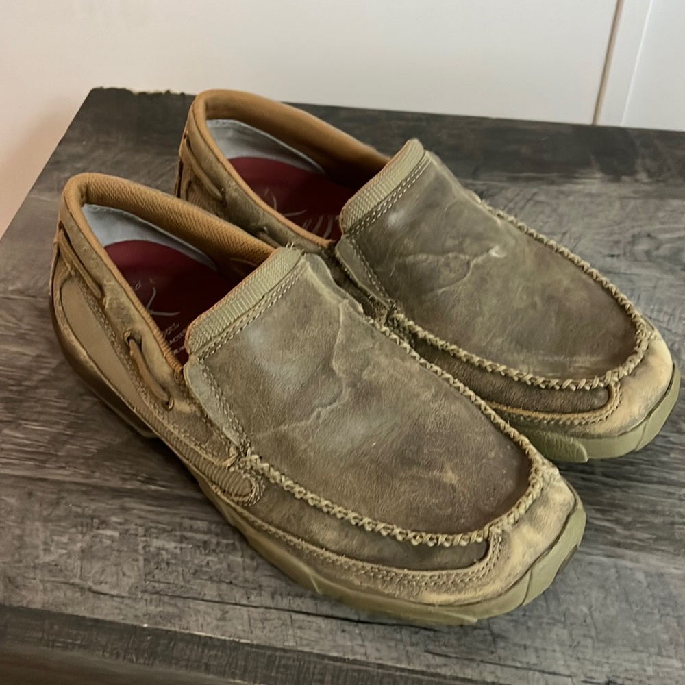 Mens slip on Twisted X shoes Size 8